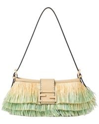 Fendi - Baby B. Fringed Gradient Shoulder Bag - Lyst
