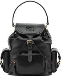 Miu Miu - Flap Backpack - Lyst
