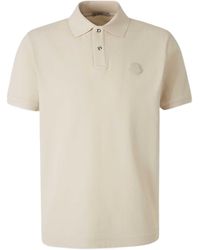 Moncler - Logo Patch Short-Sleeved Polo Shirt - Lyst
