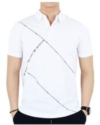 Emporio Armani - Logo Details Polo Shirt - Lyst