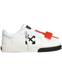 Off-White c/o Virgil Abloh - 'New Low Vulcanized Leather' Sneakers - Lyst