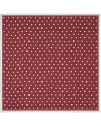 Fendi - Falena Dots Printed Square Scarf - Lyst