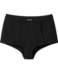 Miu Miu - Ribbed Knit Boxer Shorts - Lyst