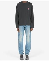 Maison Margiela - Floral-Print Long-Sleeve T-Shirt - Lyst