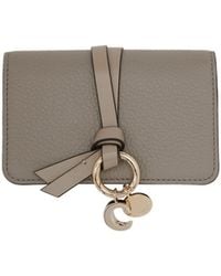Chloé - Chloé Logo-Charm Foldover Top Wallet - Lyst