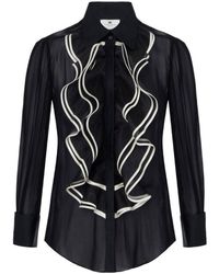 Elisabetta Franchi - And Butter Two-Tone Shirt - Lyst