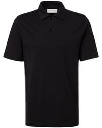 Dries Van Noten - Cotton Jersey Polo Shirt - Lyst