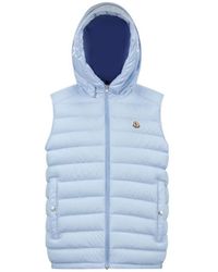 Moncler - Bourget Hooded Down Vest - Lyst