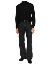 Fendi - Zip-Up High-Neck Sweater - Lyst