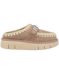 Mou - Round-Toe Mules - Lyst