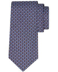 Ferragamo - Gancini Links Print Silk Tie - Lyst
