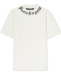 Palm Angels - Logo Printed Short-Sleeved T-Shirt - Lyst