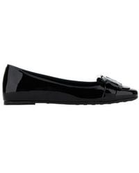 Tod's - Logo Engraved Ballerinas - Lyst
