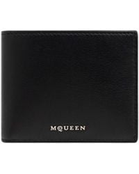 McQueen - Logo Plaque Bi-Fold Wallet - Lyst