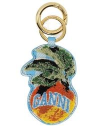 Ganni - Apple Keyring - Lyst