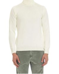 Roberto Collina - High-Neck Long-Sleeved Sweater - Lyst