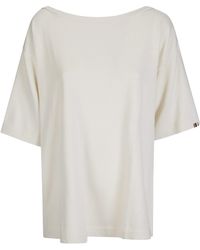 Extreme Cashmere - Collum Boat-Neck Knitted Top - Lyst