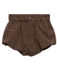Marni - Poplin Bloomers With Checked Pattern - Lyst