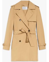 Max Mara - Landa Button-Up Trench Coat - Lyst