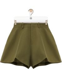 Loewe - Trapeze Mid-Rise Shorts - Lyst