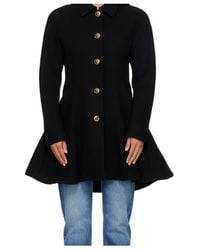Versace - Button-Up Long Coat - Lyst