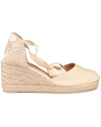Castañer - Castañer Carina Ankle-Strap Wedge Espadrilles - Lyst