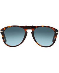 Persol - Oval Frame Sunglasses - Lyst
