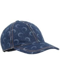 Marine Serre - Moon Laser Denim Baseball Cap - Lyst
