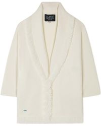 Alanui - Finest Fringed Shawl-Collar Cardigan - Lyst