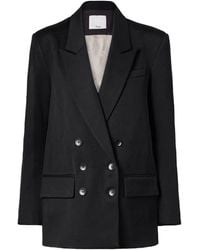 Tibi - Cut-Out Double-Breasted Blazer - Lyst