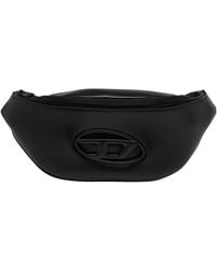 DIESEL HOLI-D BELT BAG M ブラック Men's Holi-D-Belt bag in PU and neoprene | Black | Diesel