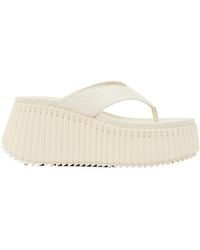 Chloé - Chloé Nama Wedge Sandals - Lyst