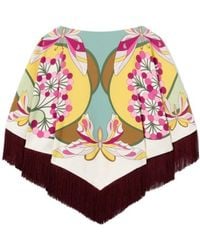 La DoubleJ - La Doublej Reversible Mini Poncho Top - Lyst