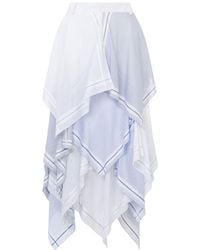 Moschino - Asymmetric Maxi Skirt - Lyst