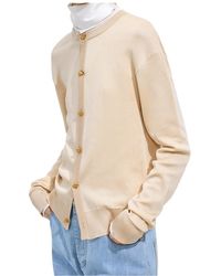 Bottega Veneta - Silk Double Knit Cardigan - Lyst