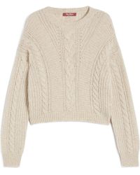 Max Mara - Studio Crasso Crewneck Ribbed Jumper - Lyst