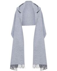 Brunello Cucinelli - Knitted Fringed Scarf - Lyst