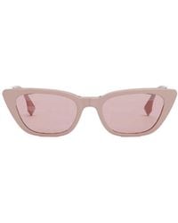 Fendi - Eyewear Cat-Eye Frame Sunglasses - Lyst