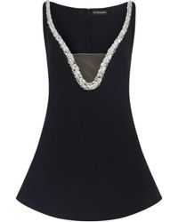 David Koma - Mirror And Crystal A-Line Dress - Lyst