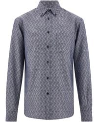 Ferragamo - Ferragamo Monogram Shirt - Lyst