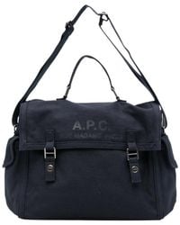 A.P.C. - Recuperation Top Handle Messenger Bag - Lyst