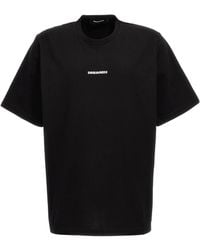 DSquared² - Logo-Printed Crewneck T-Shirt - Lyst
