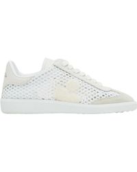 Isabel Marant - Crochet-Knit Panelled Low-Top Sneakers - Lyst