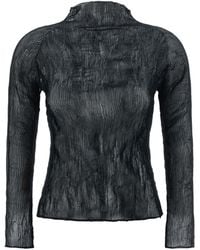 Issey Miyake - Chiffon Knotted Pullover - Lyst