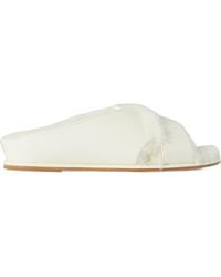 Gabriela Hearst - Ellington Open-Toe Slippers - Lyst