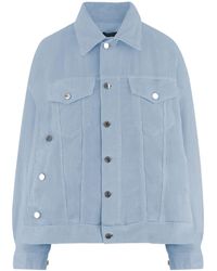 Haikure - Ribbed Button-Up Knitted Jacket - Lyst