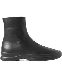 The Row - Round-Headed Ankle Boots - Lyst