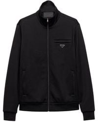 Prada - Cotton-Blend Technical Jacket - Lyst
