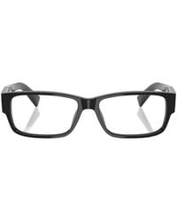 Prada - Eyewear Rectangular Frame Glasses - Lyst