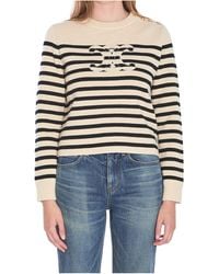 Celine - Crew Neck Sweater - Lyst